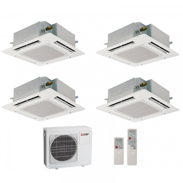 Кассетная четырёхпоточная мультисистема SLZ-M25FAx2/MXZ-4E83VAHZ Mitsubishi Electric